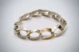 Sterling Silver Solid Curb Bracelet 16mm