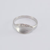 14K White Gold Daphne Ring