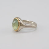 Light Green Sapphire Ring