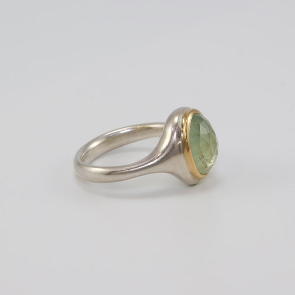 Light Green Sapphire Ring