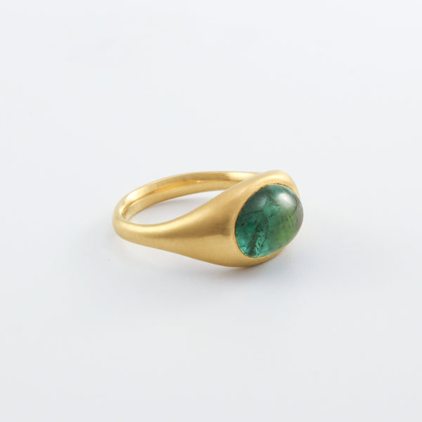 Green Tourmaline Ring