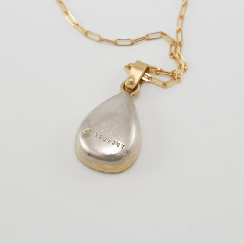 Pear Rutilated Quartz Pendant