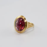 Watermelon Tourmaline Ring