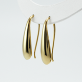 18K Yellow Gold Teardrop Earrings