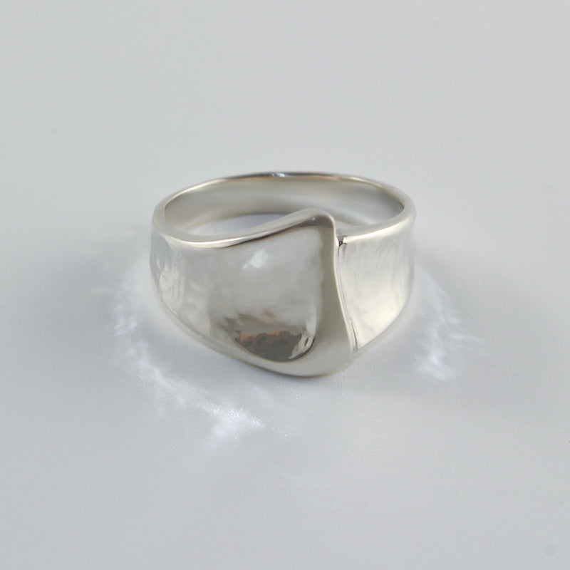 Hammered Fold Ring