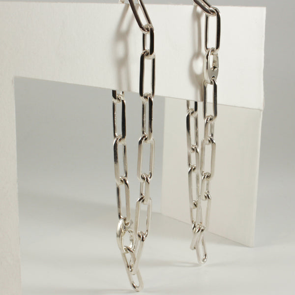 Sterling Silver Solid Chain Link Bracelet