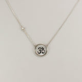 Mother of Pearl Carved Om Sign Pendant