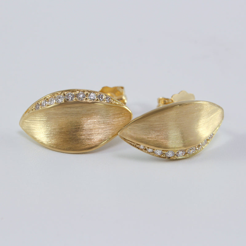 18K Yellow Gold Daphne Earrings