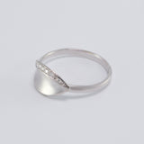 14K White Gold Daphne Ring