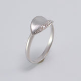 14K White Gold Daphne Ring