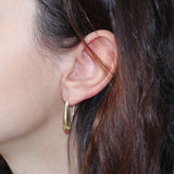 18K Yellow Gold Teardrop Earrings